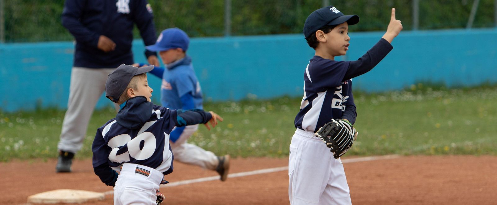 Immagine per 80 bambini sui campi da baseball, successo per il torneo 'mini'